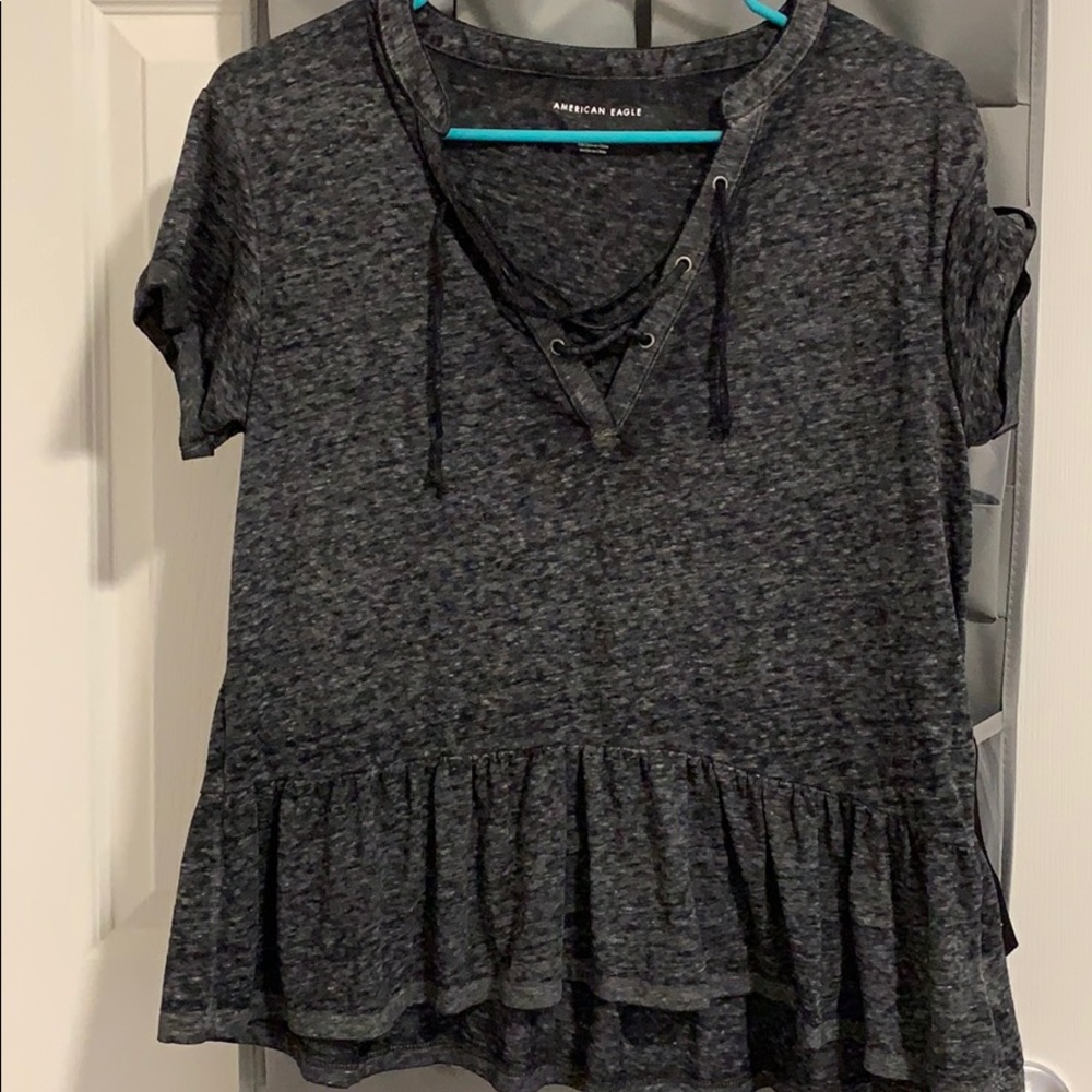 Lace Up T-shirt